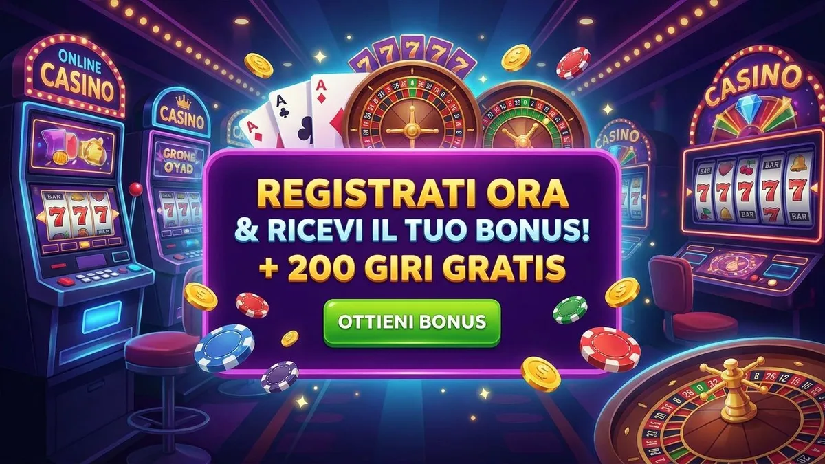 Registrazione con bonus
